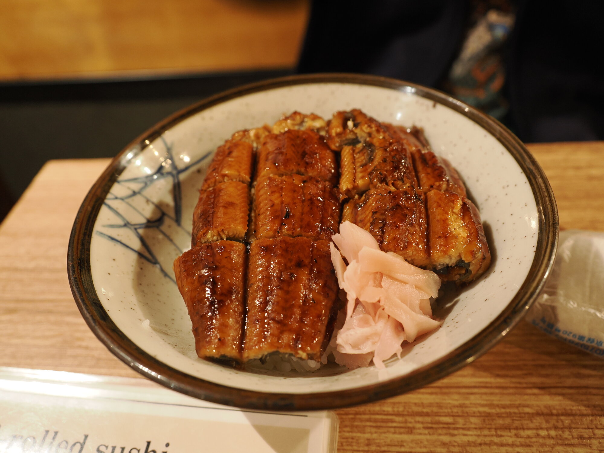 Unagi don — węgorz grillowany na ryżu