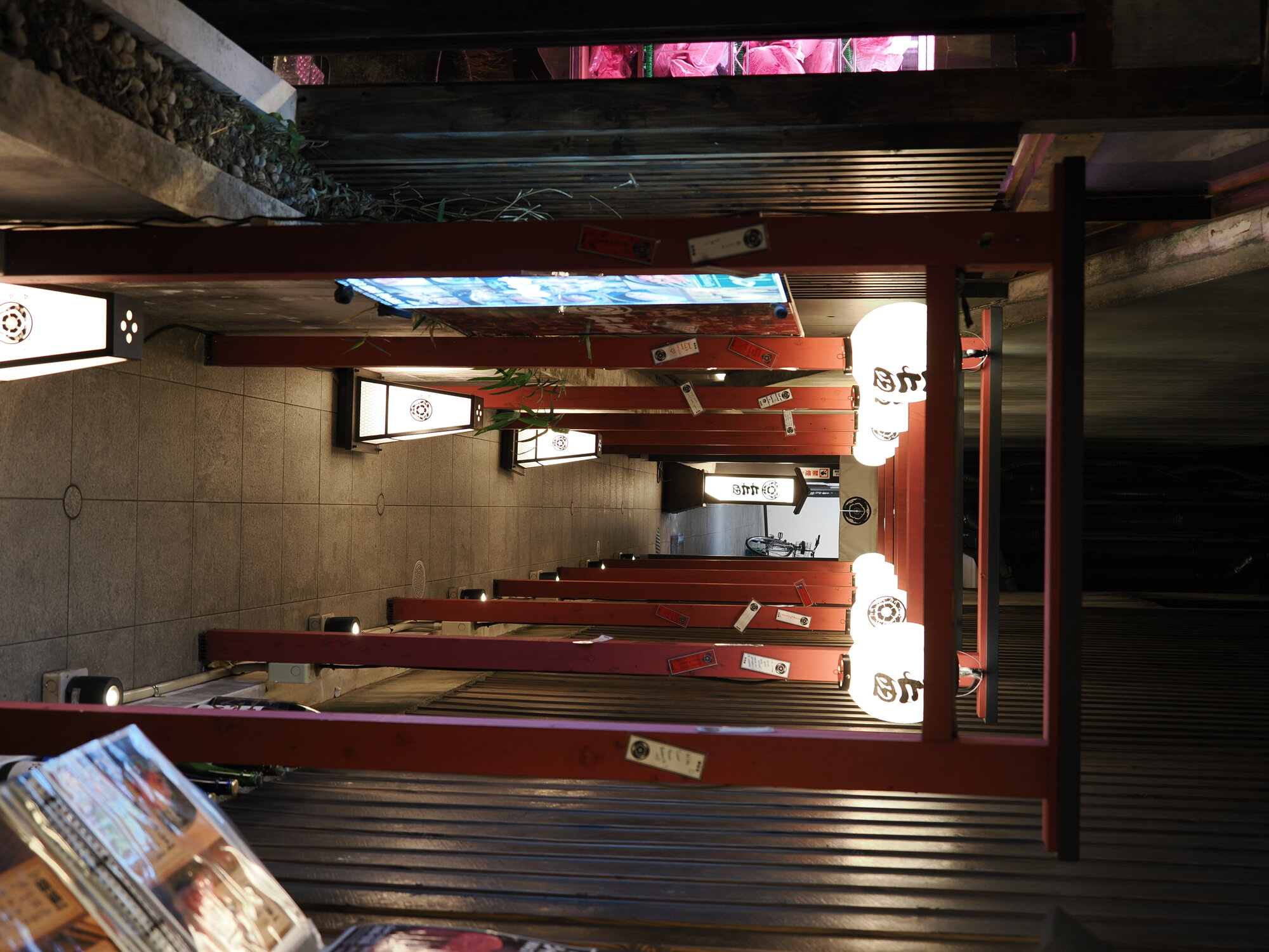 Fasada restauracji Rokubeya przy Pontocho